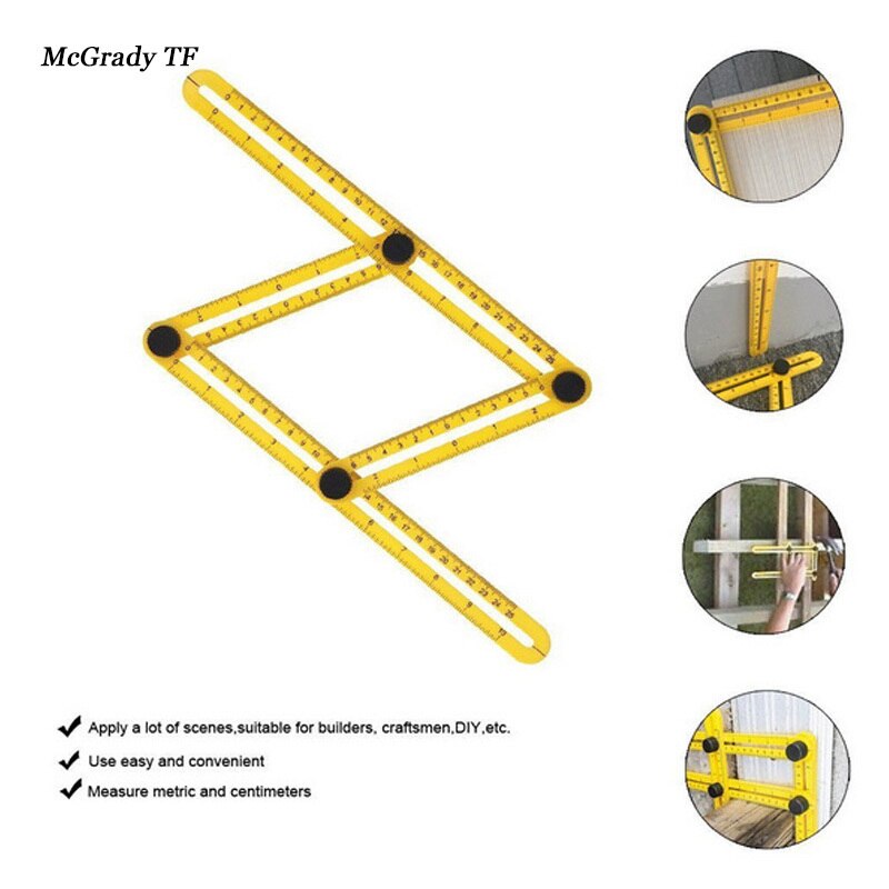 Plastic Multifunctional Activities Angle Model Angle Ruler Plastic Measuring Tool To Mark Bricks Lumber Laminates Measuring Tool