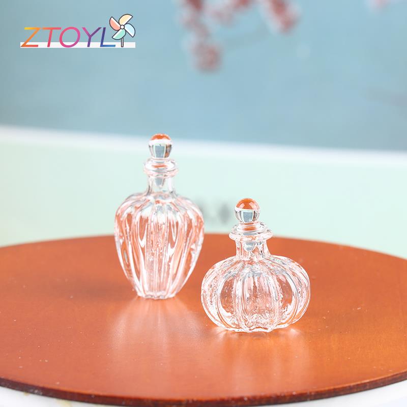 Poppenhuis Miniatuur Glazen Fles Glas Stopper Tiny Jar Flesjes Pop Decor Speelgoed