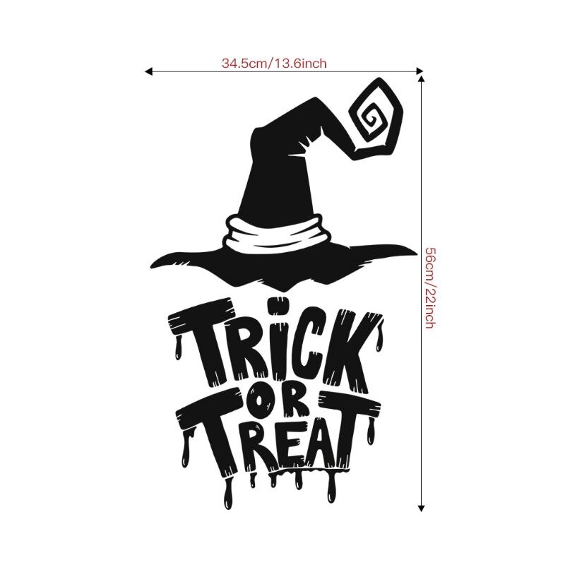 Halloween Pvc Magic 3D Plafond Vloer Sticker De Kunst Home Decor Muurschilderingen Behang R7RC