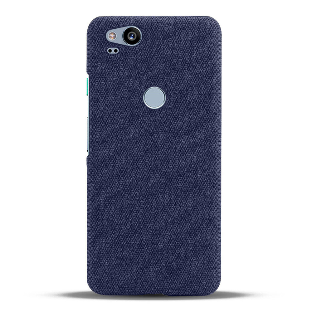 Capa de tecido para google pixel 2, capa slim retrô, capa rígida de telefone para google pixel 2 pixel2 5.0 &quot;, coque funda capa