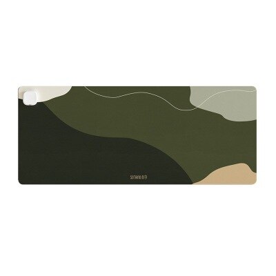 From Xiaomi Sothing Winter Table Warming Mat Office Desktop Heating Mouse Pad Sedentary Reminder 3 Temperature Control Table Mat: Green Add US Adapter