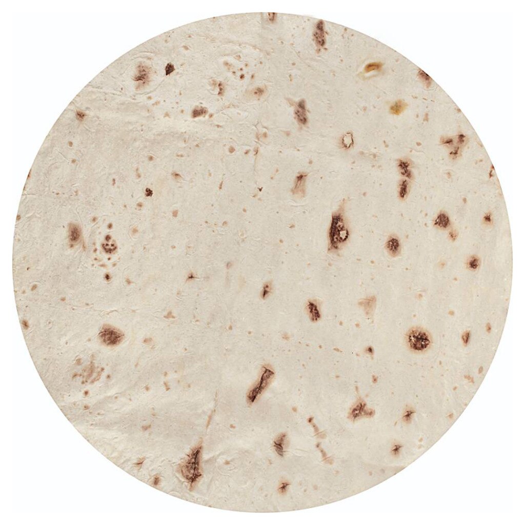 Komfort mad burrito wrap tæppe perfekt rundt tortilla kast