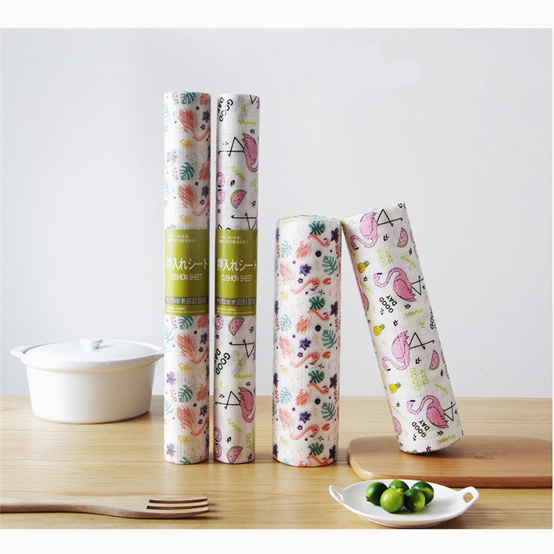 5M Kitchen Stickers Oil-proof Table Mat Placemat for Dining Table Drawer Shelf Liner Waterproof Mat pad Tile Floor Stickers