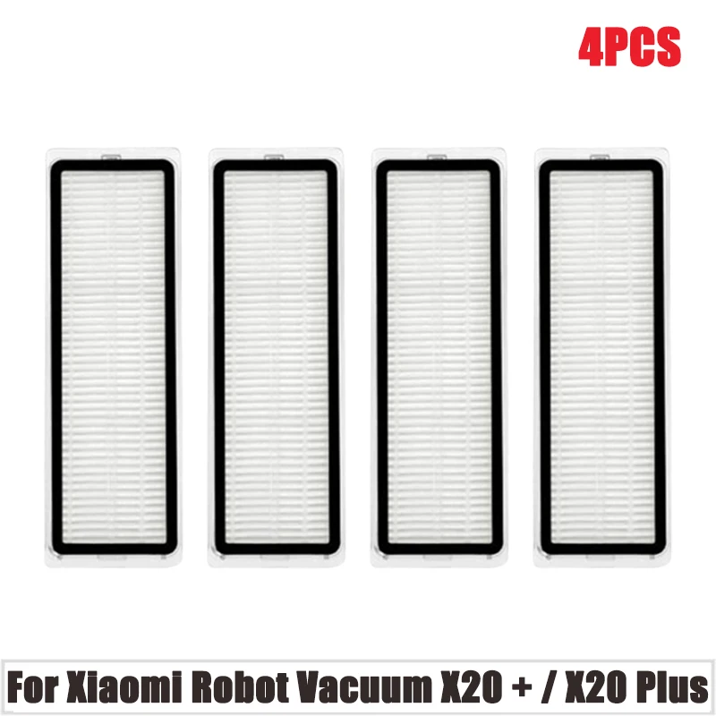 For Xiaomi Robot Vacuum X20 + / X20 Plus Parts Main Side Brush Hepa Filter Mop Cloth Dust Bag Replacement Accessories: Lavender