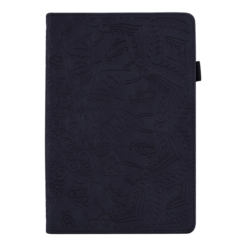 Cover For Huawei Mediapad M6 10.8 inch SCM-W09 SCM-AL09 SCM-AL00 Classic Flower Leather Case For Huawei M6 Pro 10.8" Cover Cases: Black