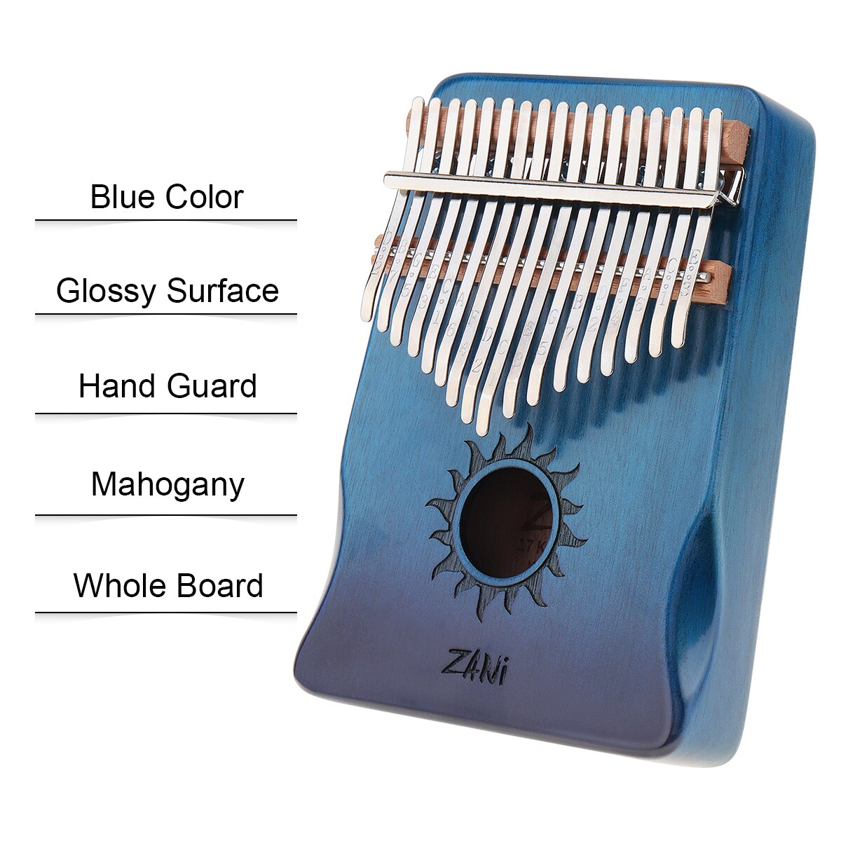 Thumb Piano 17 Keys Kalimba Thumb Piano Mbira Musical Instrument Keyboard Instruments Calimba Machine: 3