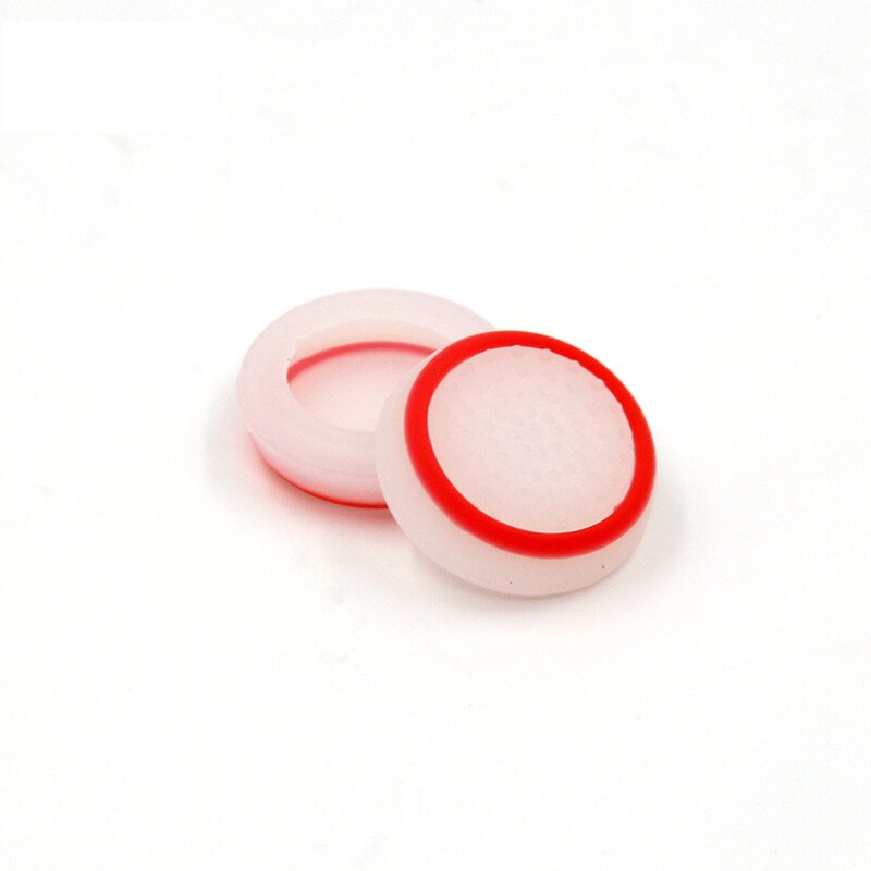 Silikonhetten til  ps4 pro  ps5 kontroller tilbehør tommel pinne grep deksel til xbox en 360 bytte om pro joystick 4 stk.: Hvit rød / 2 stk