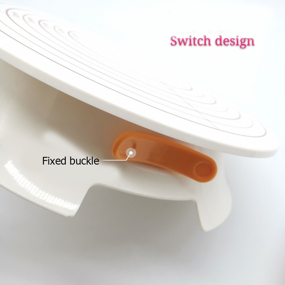 Snap Buckle Fixable Cake Turntable Stand Light Stable Cake Turntable DIY Turntable Baking Cake Tool Selling