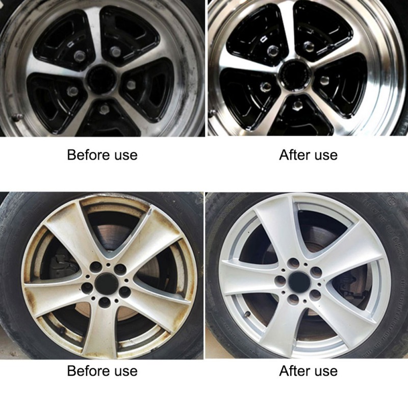 Car Wheel Tire Cleaner Safe Cleaning Rust Remover Iron Removal Alloy Cleaner