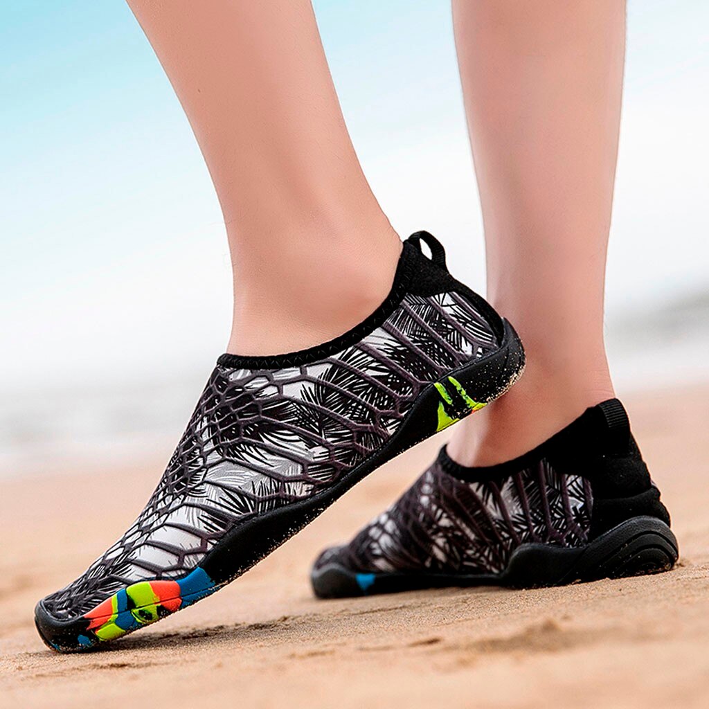 Perimedes Vattenskor - Snabbtorkande - Unisex - Gummi & Stretch Tyg