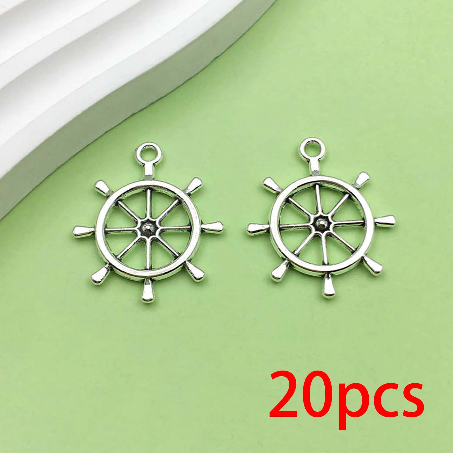20 piezas colgantes de aleación de Metal con de ancla de barco Vintage plateado antiguo para pulsera DIY, collar, accesorios para hacer joyas: Color oro puro
