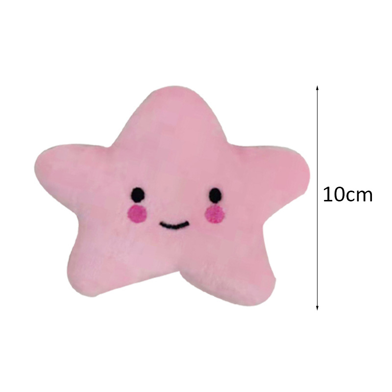 Juguetes chirriantes para perros y gatos, juguete de peluche suave para mascotas, pequeño juguete para perros pequeños, Chihuahua, Pomerania, Happy Time, suministros para mascotas: Morado