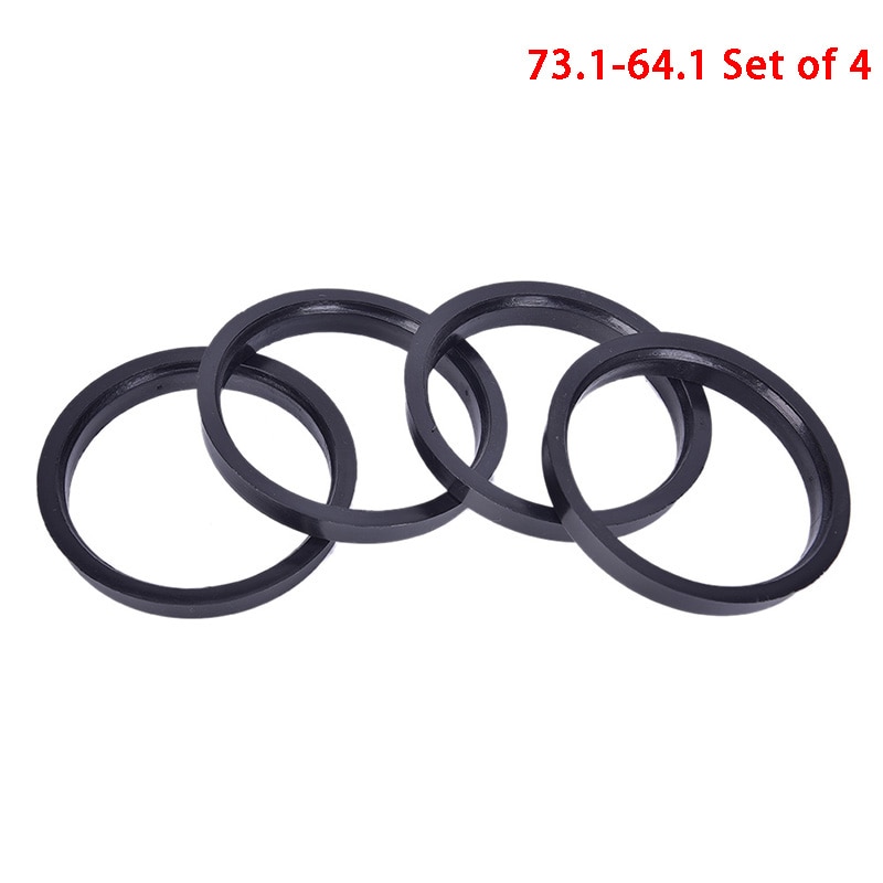4PCS Hub Centric Ring Car Wheel Bore Center Collar Wheel Hub Rings