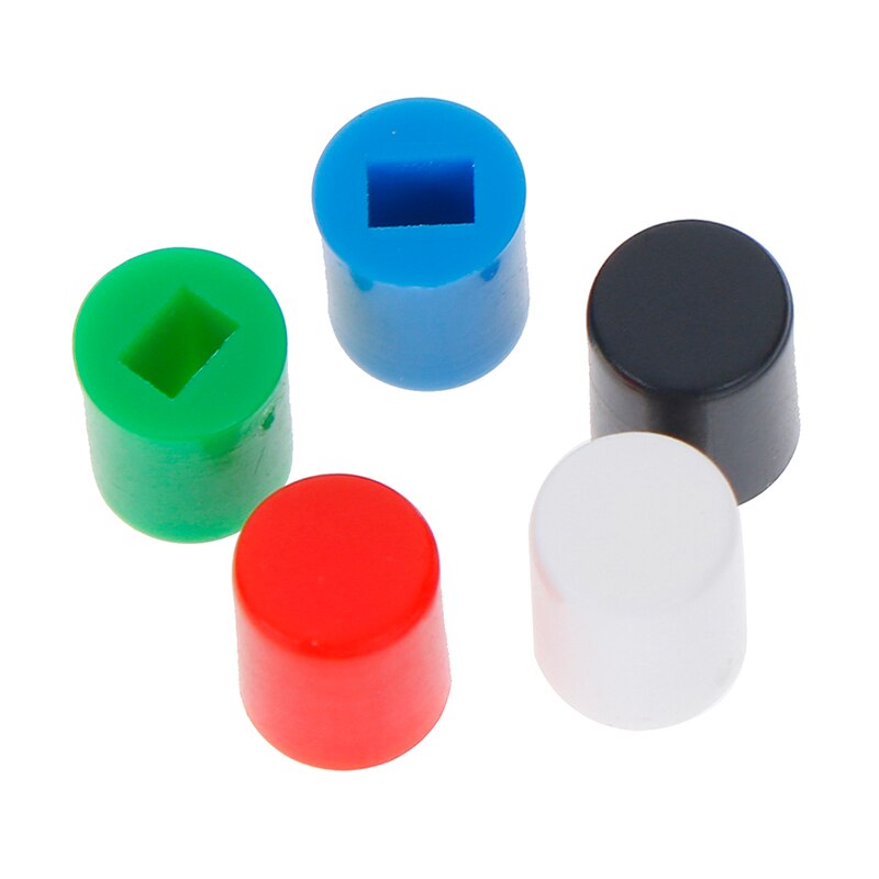 20Pcs Tactile Push Button Switch Cap 10mm Applies 6*7mm Self-locking Switch Button Cap