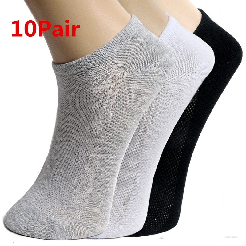 10Pairs/lot Ankle Low Cut Running Sport Socks Cycling Socks Men Women Road Bicycle Socks Cotton Breathable Running Cycling Socks