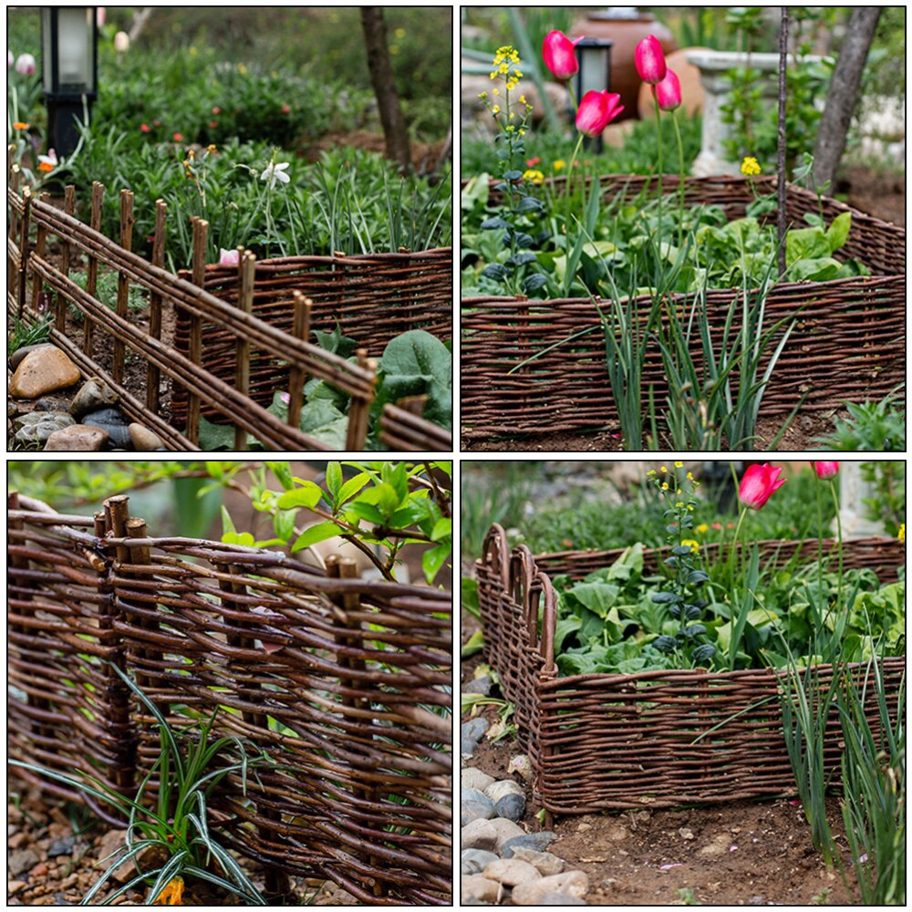 1PC Willow Fencing Decorative Natural Willow Fencing for Balcony