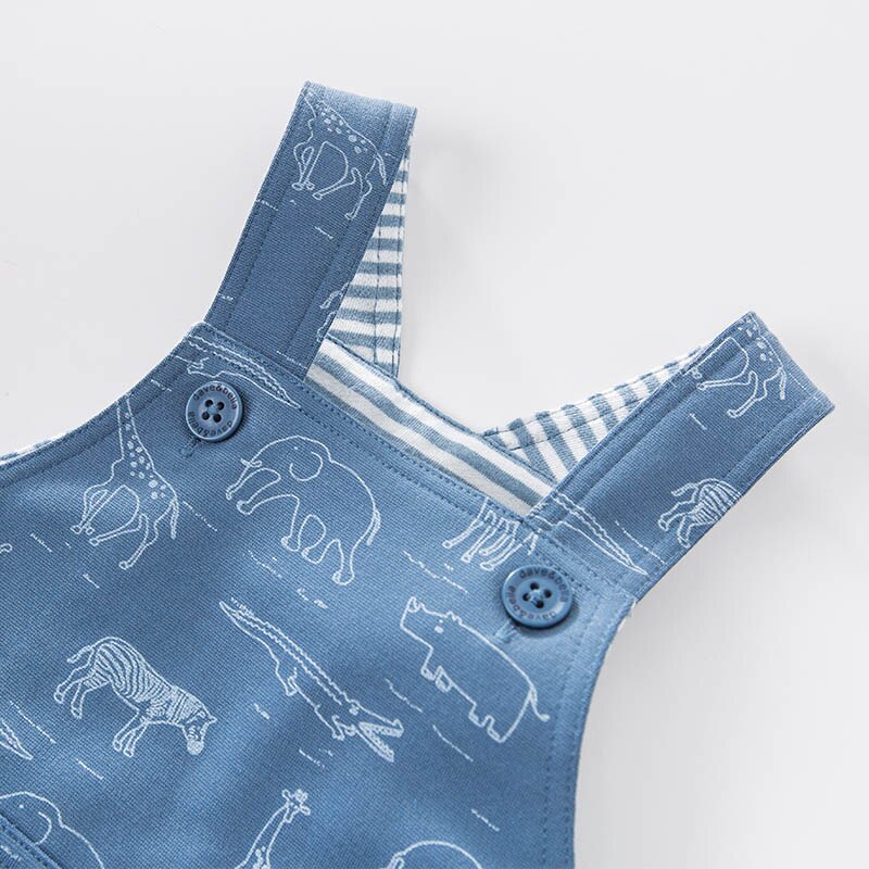 DBM7319 dave salopette pour bébés garçons | Salopette d'automne pour nourrissons 100% coton, salopette pour nourrissons, salopette mignonne pour bébés