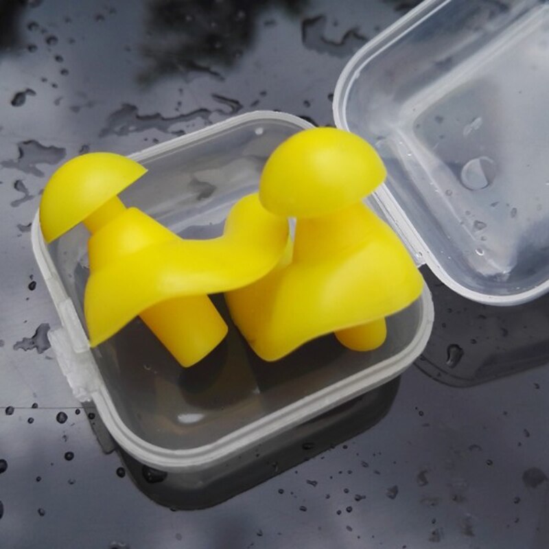 Blød silikone svømning vandtæt ørepropper ørebeskyttelsespropper til børn voksne