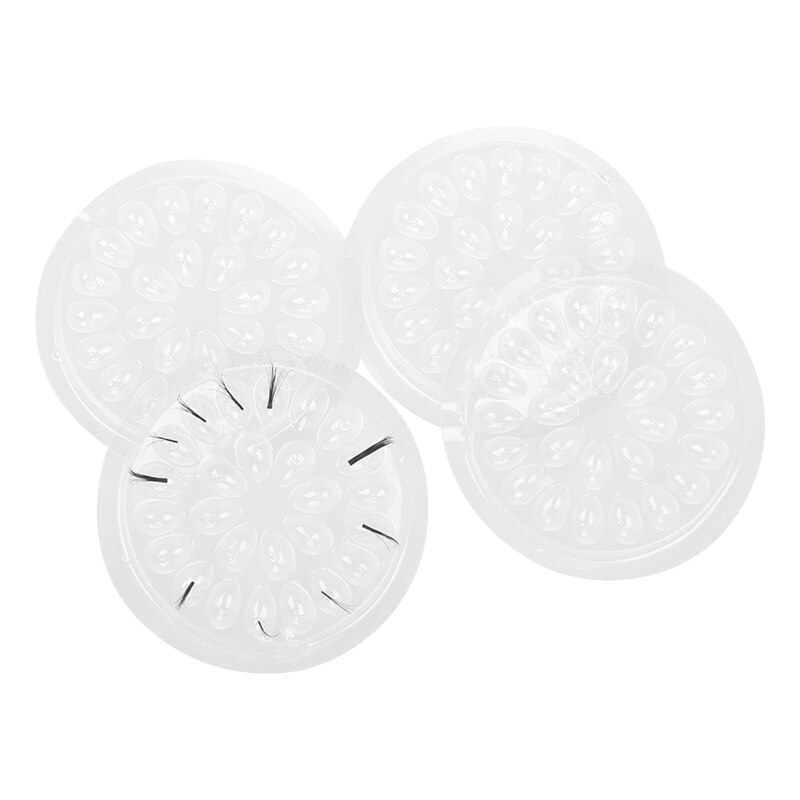 HEIßER 100 stücke Einweg Halfter Aufkleber Kleber Klebe Palette Für Wimpern Verlängerung Wimpern machen-hoch Werkzeuge Kunststoff Blume Wimpern