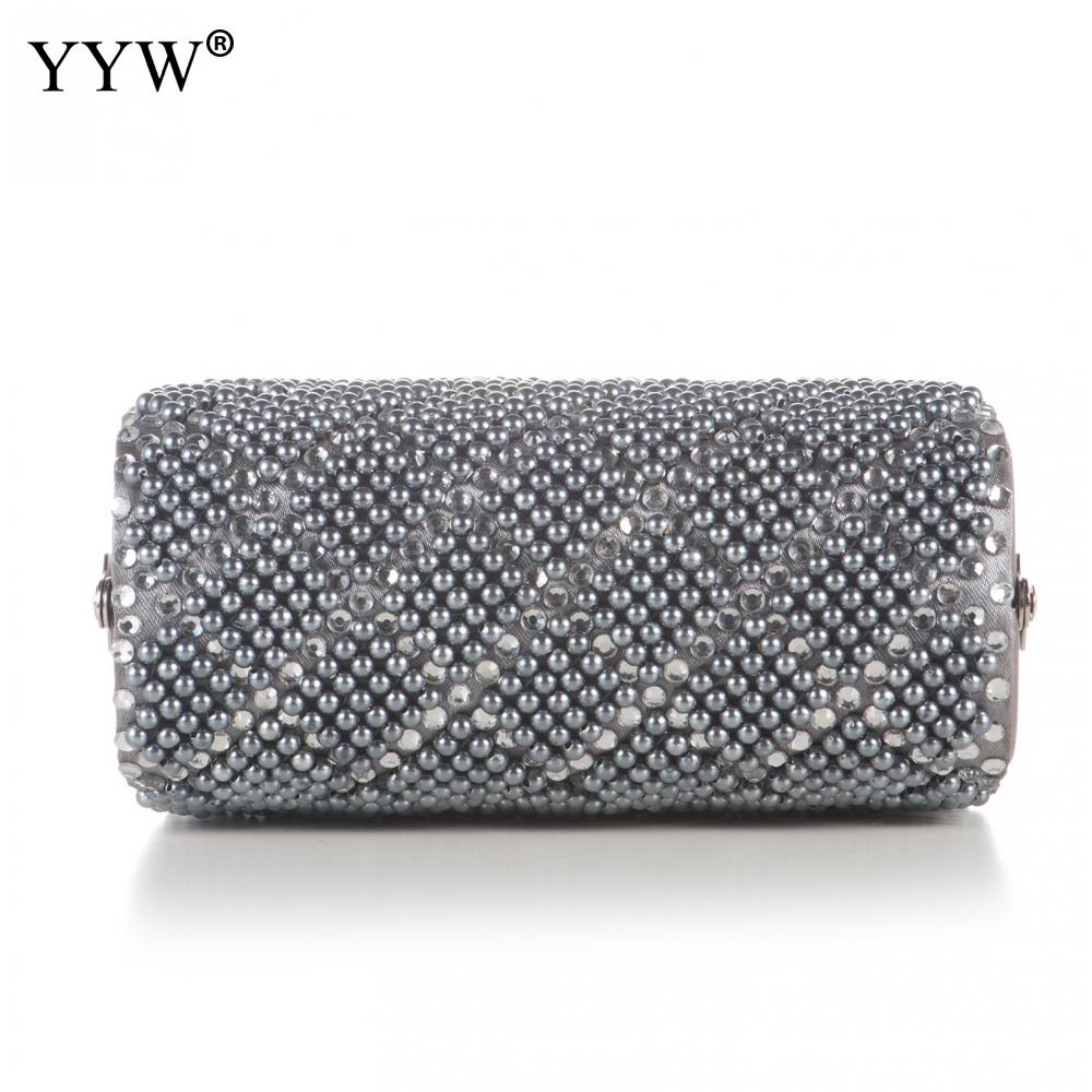 Kralen Clutch Bag Vintage Ketting Handtassen Vrouwelijke Schouder Crossbody Tassen Voor Vrouwen Diamanten Nacht Koppelingen Sac A Dos