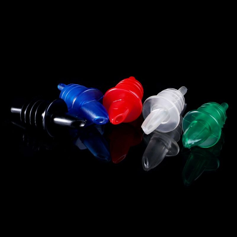 Plastic Liquor Spirit Wine Bottle Pour Free Flow Pourer Stopper Cocktail Drinks