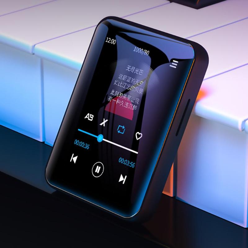 BENJIE X1 Bluetooth touchscreen MP4 Spieler BT 5,0 FM Radio Empfänger Gebaut-in Lautsprecher E-Buchen mit Kopfhörer Unterstützung TF Karte