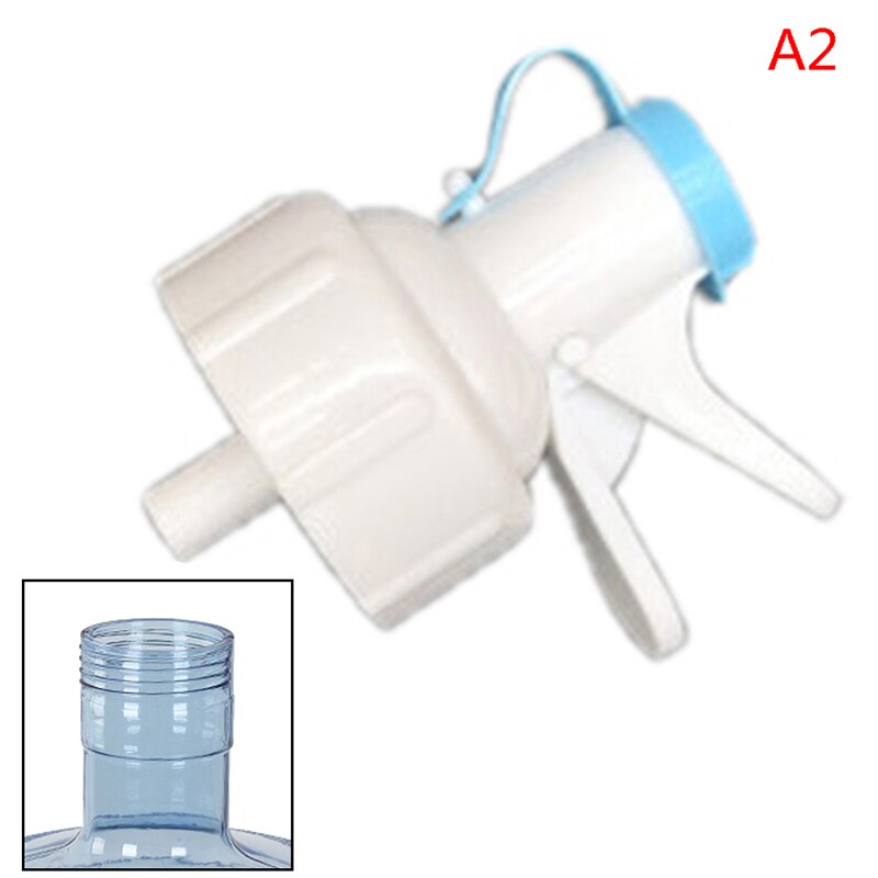 1 stk genanvendelig bærbar plast lille vanddispenser ventil miljøvenlig flaskehætte: A2