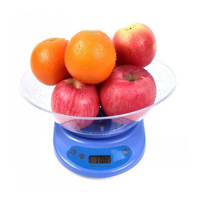 Digital Kitchen Scale Food Scale With Bowl For Cooking And Baking 5KG Food Weight Measuring Tool Electronic Scale