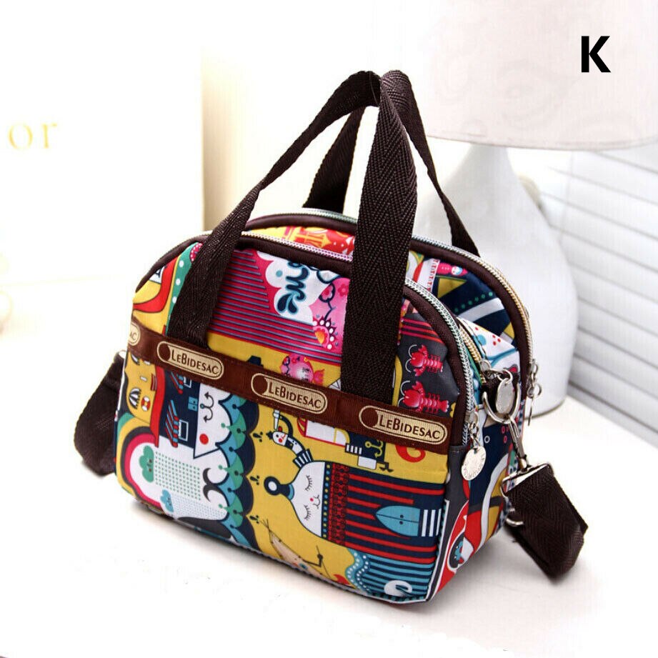 Bolso bandolera resistente al agua de nailon HT para mujer, bolso informal cruzado, bolso de hombro, estuche de bolsas cosméticas: 11
