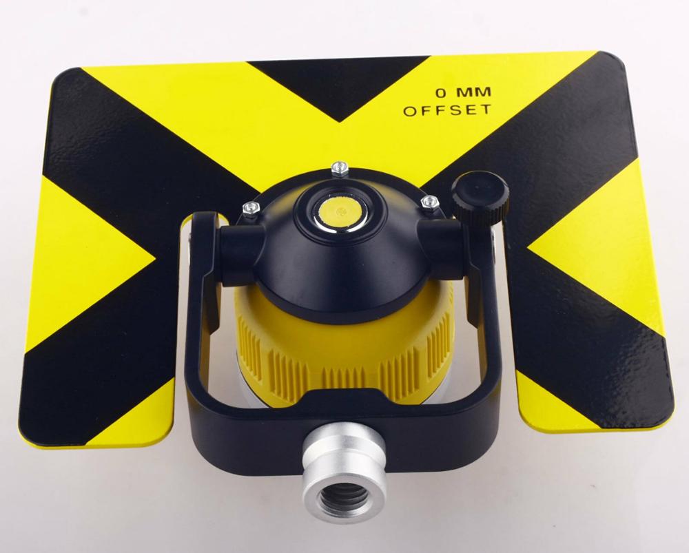 Yellow Single Prism w/Bag for Top-con total stations Surveying Constant -30/0mm