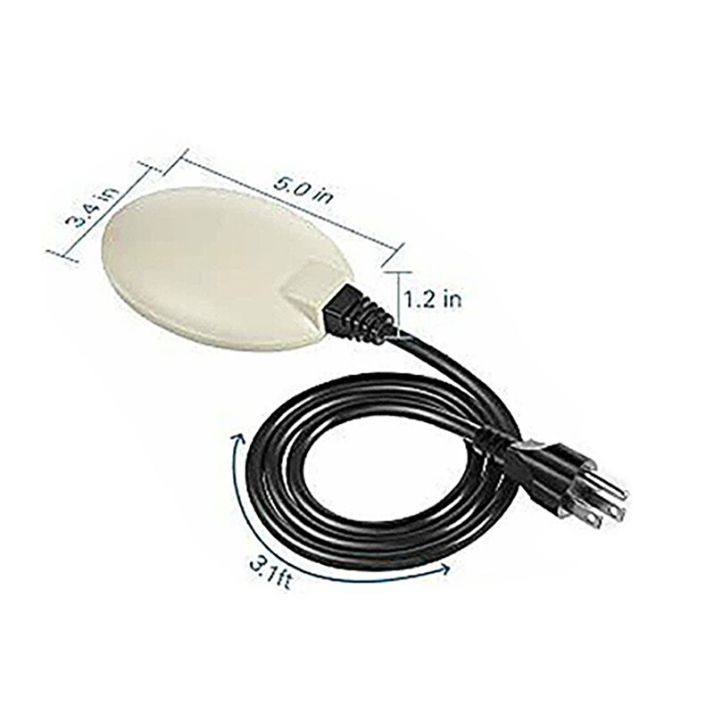 Electric Bird Bath De Icer Heater Winter Heated Rock with Aluminum Base Outdoor Small Pond De-icer Garden Decor For Pet Birds