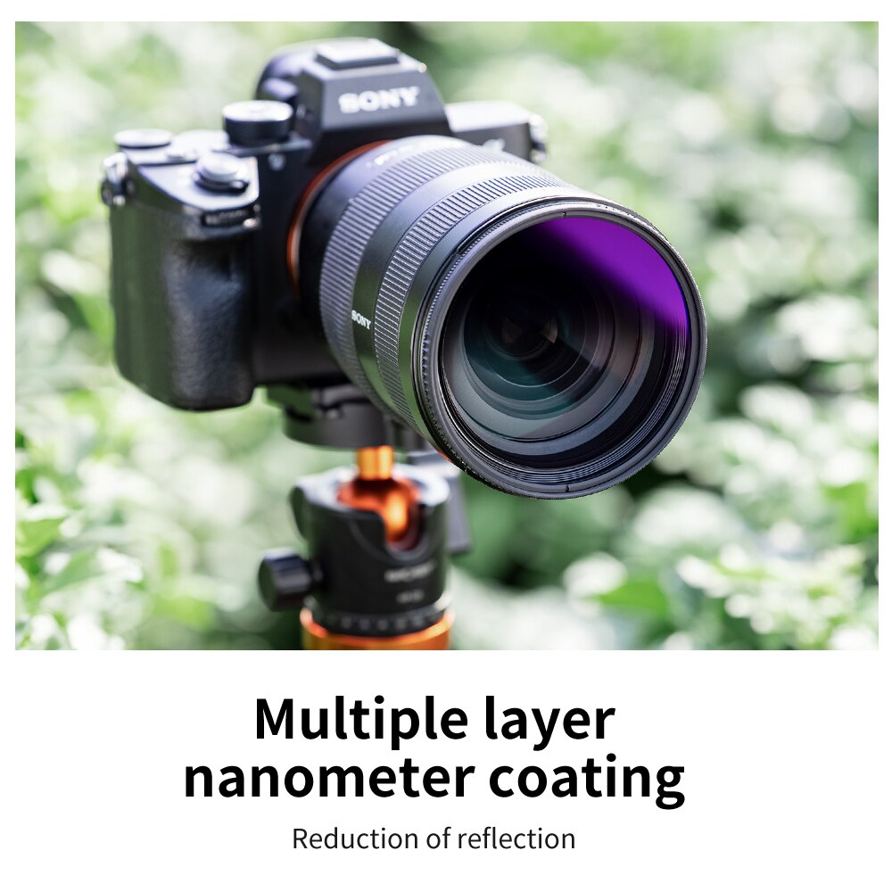 K &amp; F Concept Nano-X Hd GND16 ND16 Lens Filter Optisch Glas Zachte Gradiënt Met Coating 52Mm 55Mm 58Mm 62Mm 67Mm 72Mm 77Mm 82Mm