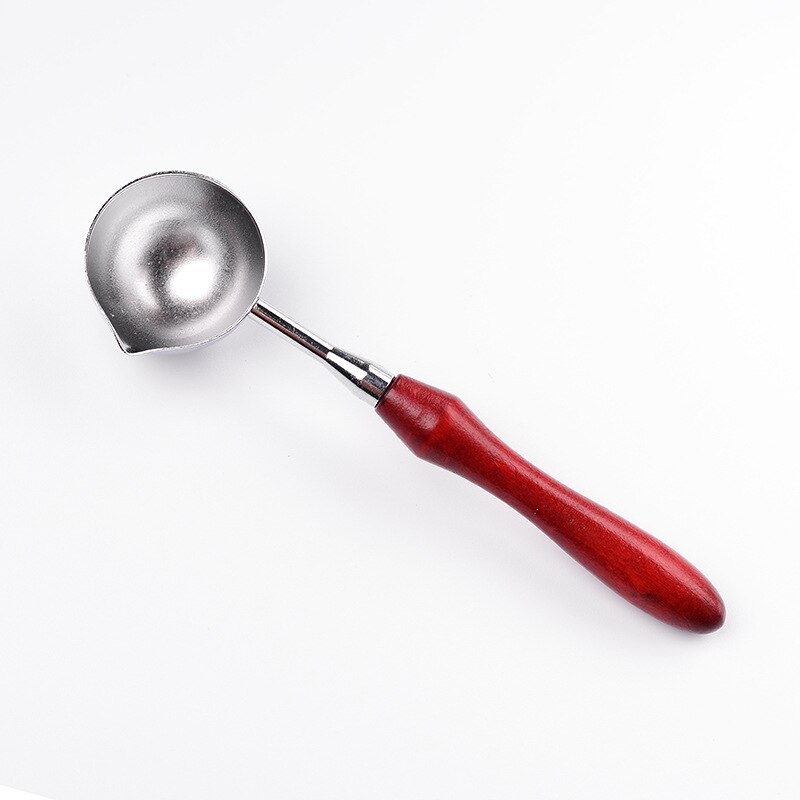 1Pcs Spoon Vintage Wax Sealing Spoon Melting Sealing Wax Stick Granule For Invitation Card Christmas 12x3cm Large Stamp