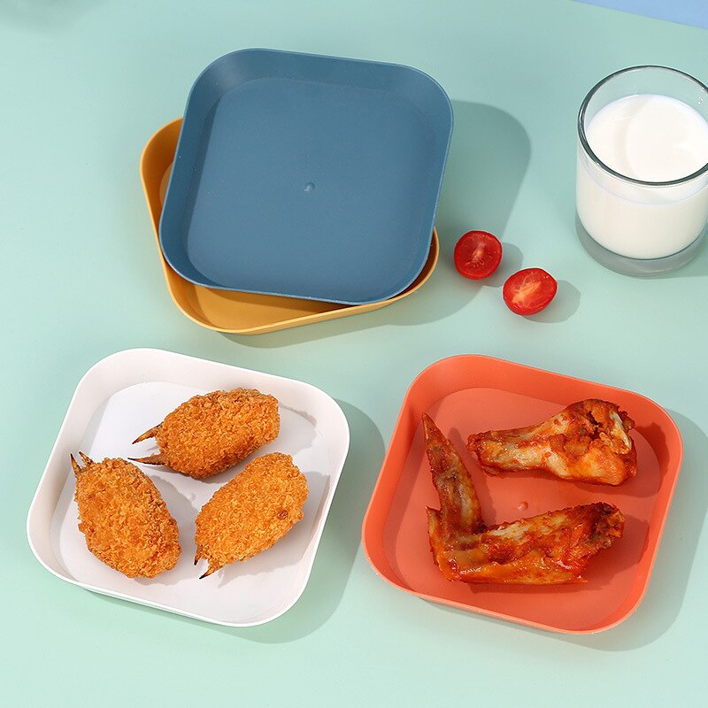 Seasoning Dish Kitchen Fries Chicken Plastic Plates Portable Spit Bone Dipping Sauce Tools Snacks Fruits Container box