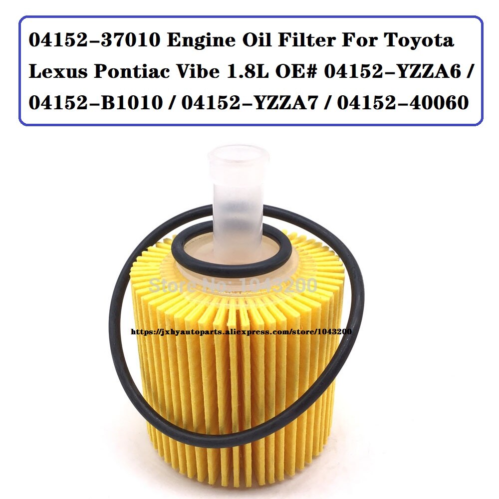 04152-37010 Engine Oil Filter For Toyota Lexus Pontiac Vibe 1.8L OE# 04152-YZZA6 04152-B1010 04152-YZZA7 04152-40060