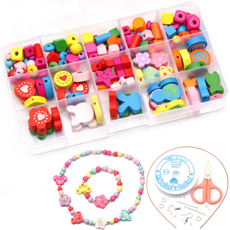 Holz Zubehör einstellen Schmuck Erkenntnisse Bausätze Holz Perlen Ohrring Haken Für DIY freundlicher Armbinde Halskette Schmuck Machen Liefert Bausatz