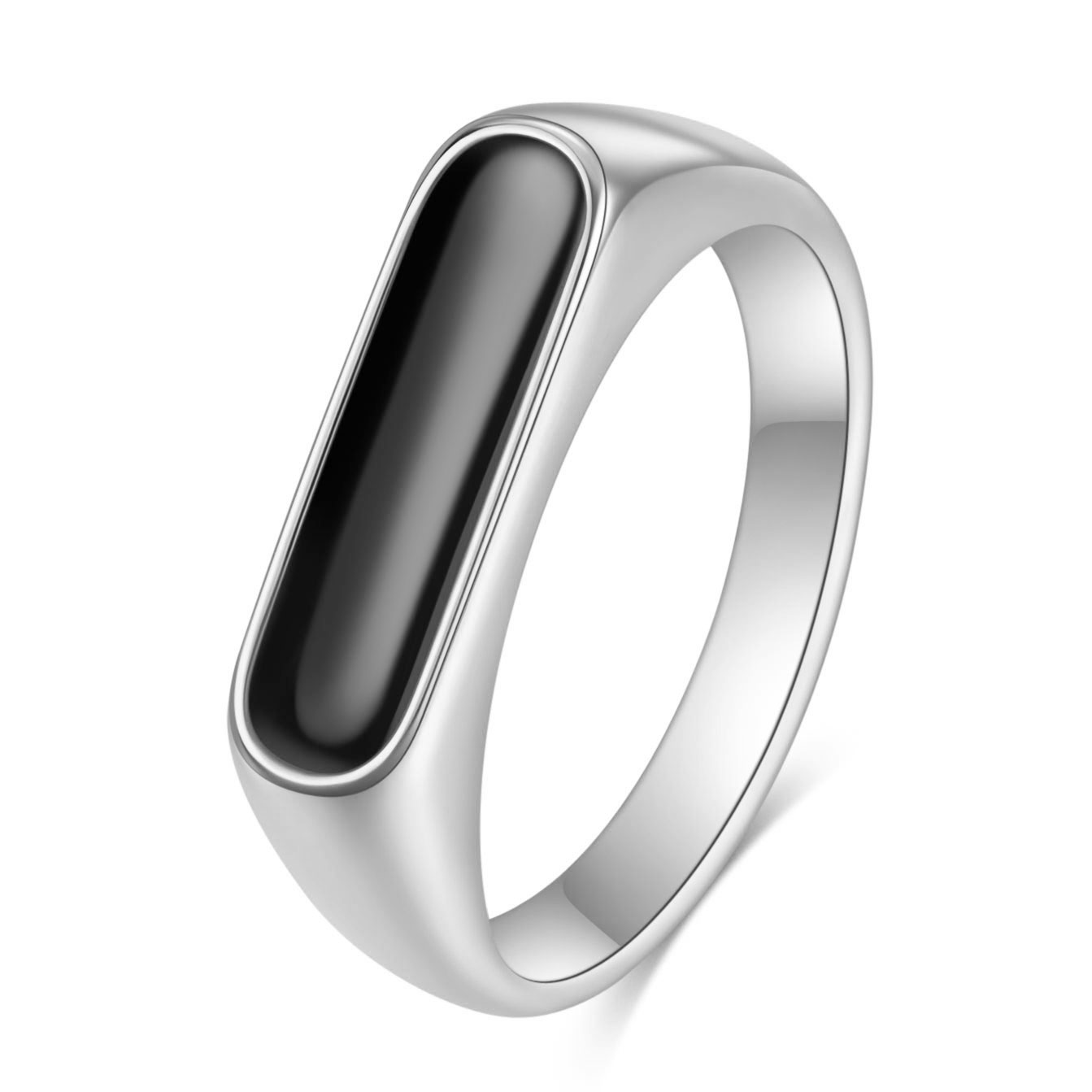 VQYSKO Anillo de nácar resistente al agua sin deslustre, anillo de sello, barra delicada, hermoso para ella, joyería grapa: 12 / Verde