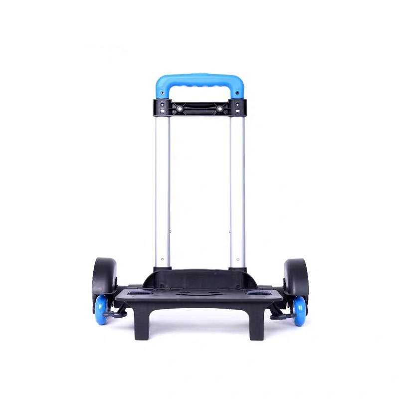 Zon Acht Glimlach Gezicht Kinderen 6 Wielen Uitbreidbaar Trolley Staaf Hoge Functie Trolly Bagage Voor Rugzak Kids: 6 Wheels blue