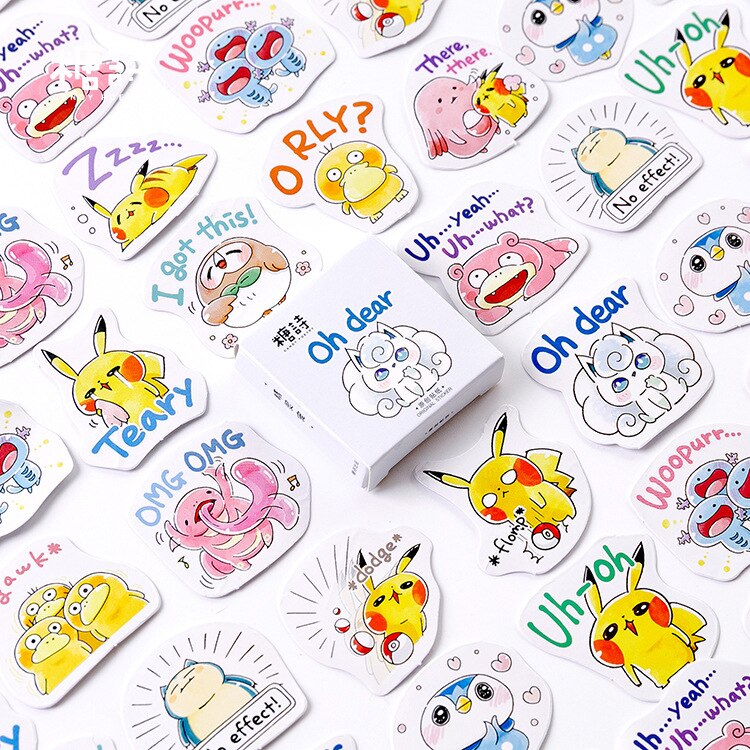 45 stks/pak Briefpapier Stickers Kawaii Dieren Dagboek Planner Decoratieve Mobiele Stickers Scrapbooking DIY Craft Stickers