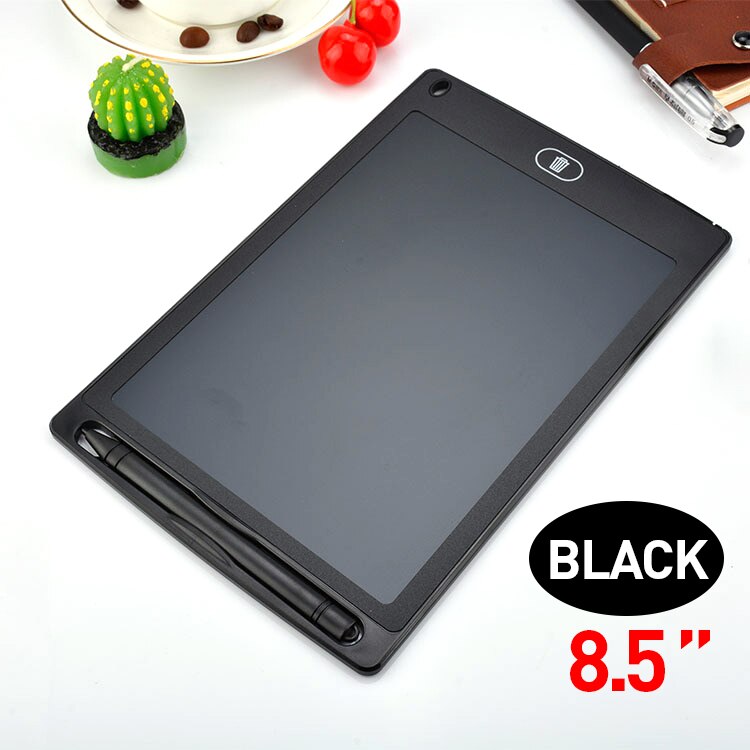 LCD Writing Board 8.5 Inch Electronic Tablet Without Battery For Children Adult 8.5 Drawing Scratch Handwriting Pad: 8.5 black
