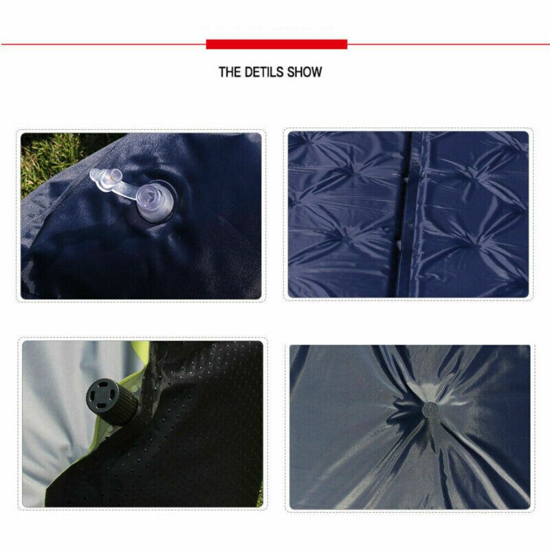 (155 + 30)* 60Cm Enkele Persoon Automatische Opblaasbare Matras Outdoor Camping Vissen Strand Mat Op Verkoop