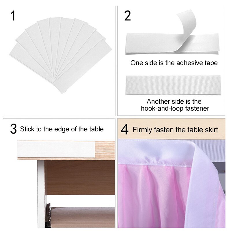 Gradient Tulle Table Skirt for Tables in any Shapes 5 Layered Ruffle Table Skirt for Wedding Party 6/9/14 FT. USJ99