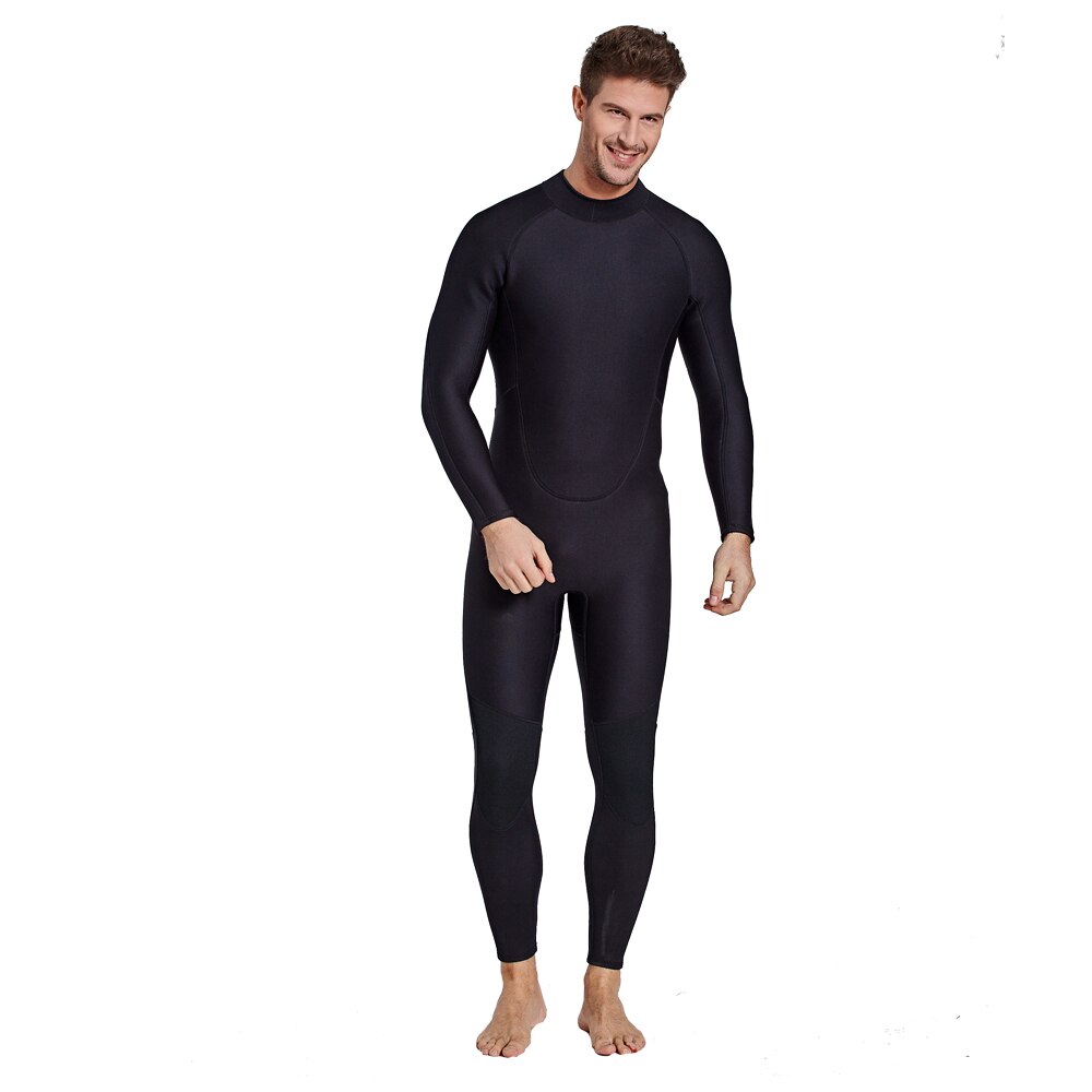 SBART 2 millimetri Mens Delle Donne Completa Nero Muta In Neoprene Coppia Fullbody Gli Amanti di Un pezzo Del Manicotto Lungo Vestito di Immersione Subacquea Scuba immersioni Inverno Sw: Men / XL