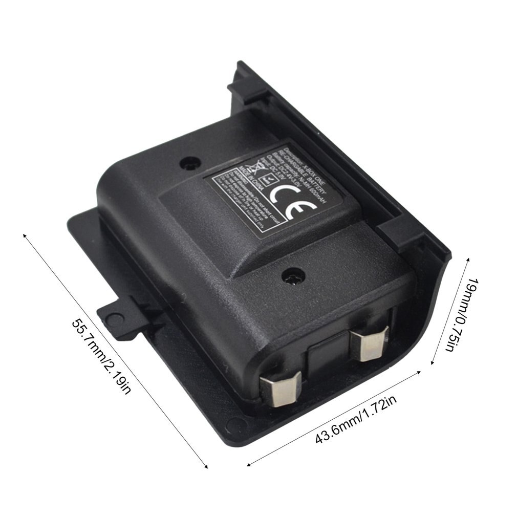 2400mAh For Xbox One Wireless Controller Gamepad Joypad Rechargeable Battery With USB Charging Cable Replacement Batteries