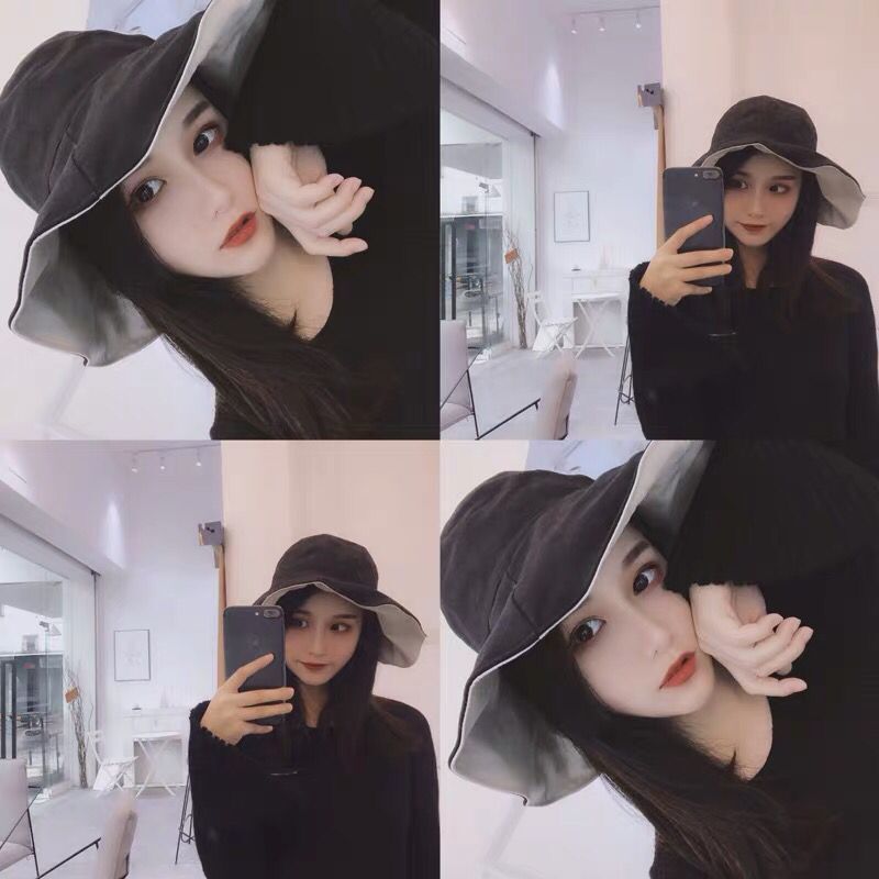 summer hat sun hat foldable sun blockRaffia Bow Sun Hat Wide Brim Floppy Summer Hats For Women Beach hat Double-sided wearable