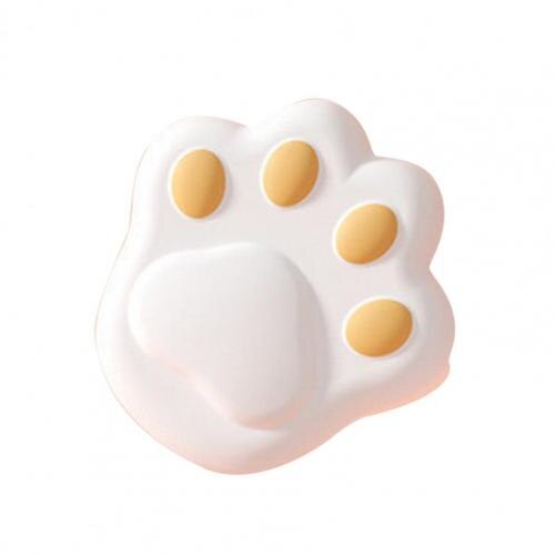 Cartoon Cat Paw Table Corner Protector Safe Eco-friendly Silicone Baby Proofing Angle Edge Guard Cover for Table: 1 / white