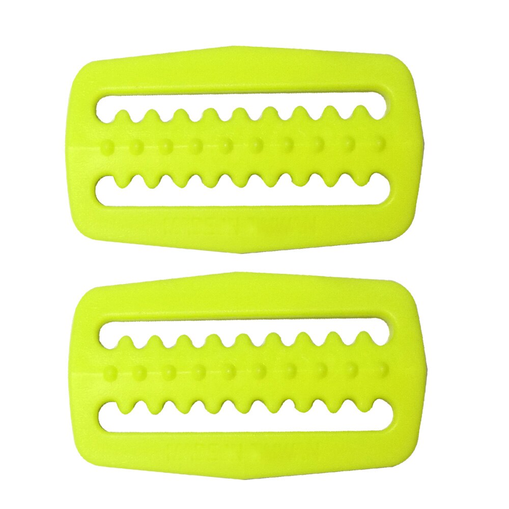 Dykning vægt bælte holder holder klip stopper skyder dykker spyd fiske gear klip: Fluogul 2pc