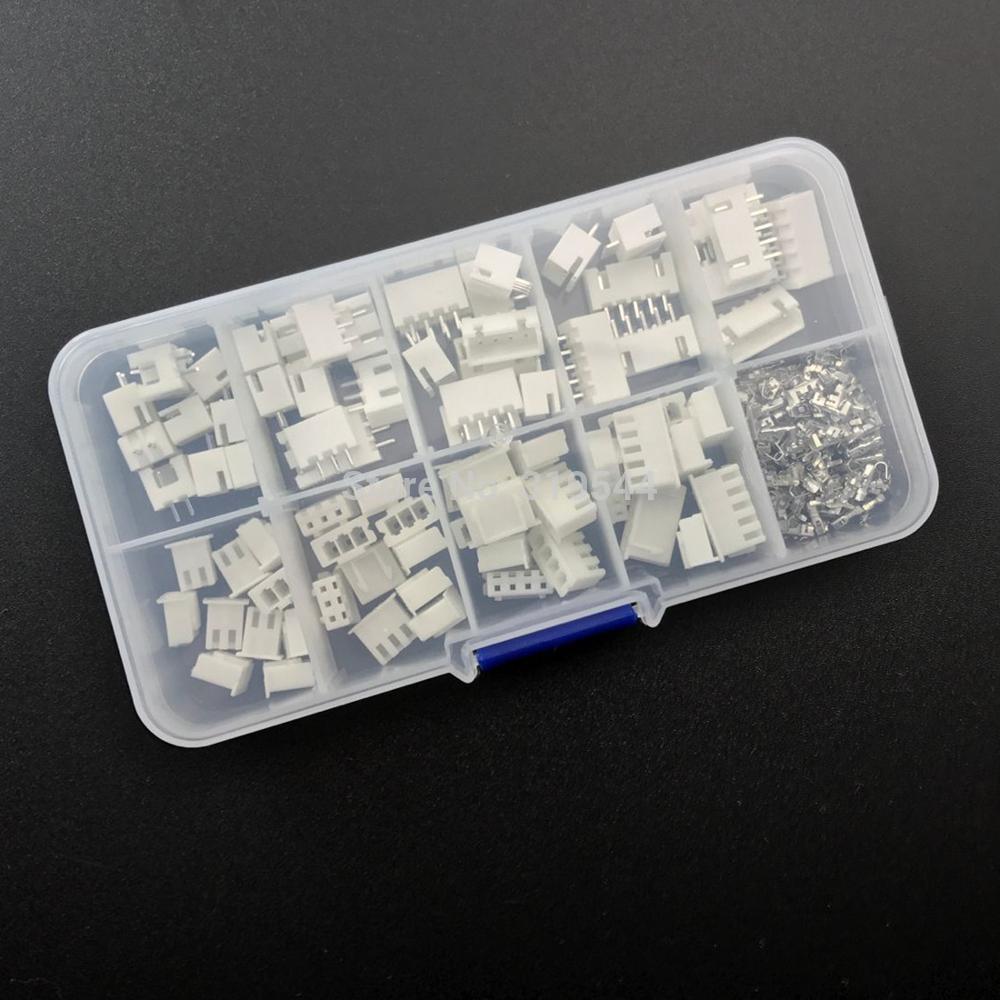 230 pcs XH2.54 2pin 3pin 4pin 5pin 2.54mm Toonhoogte Terminal Kit/Behuizing/Pin Header JST Connector Draad connectors Adapter XH Kits