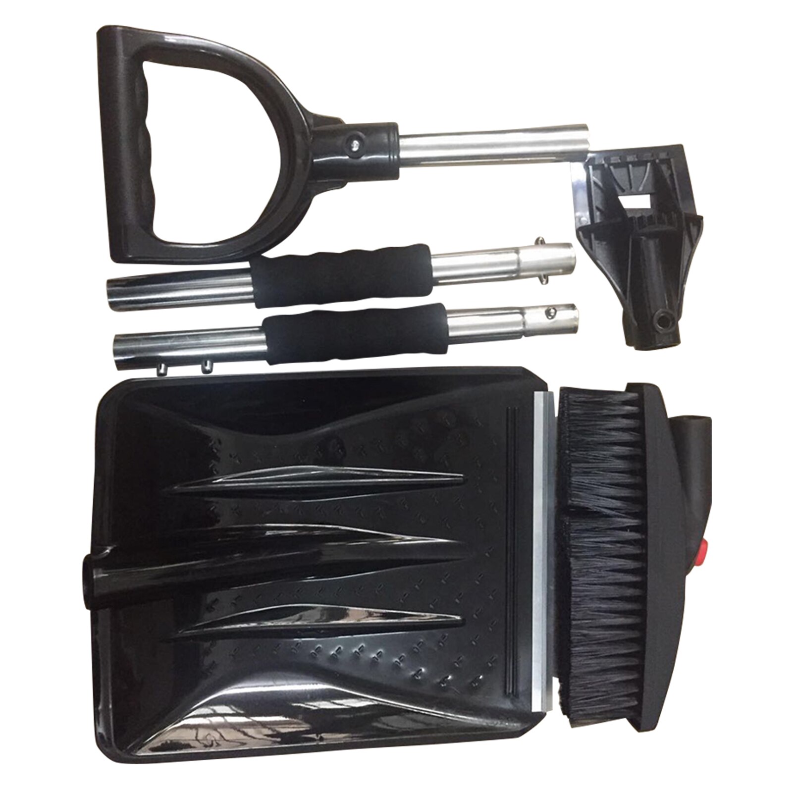 3 In 1 Winter Snow Shovel Kit Cleaning Tools Multifunctional Truck For Car Outdoor Activities Brush Ice Scraper Emergency: Silver