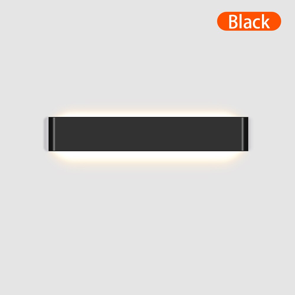 Applique murale LED nordique pour chambre à coucher, applique de chevet moderne pour la maison, éclairage des escaliers, applique murale pour la maison, luminaire HOLamp: Cool White (5 500-7 000K) / 6-10W / Black